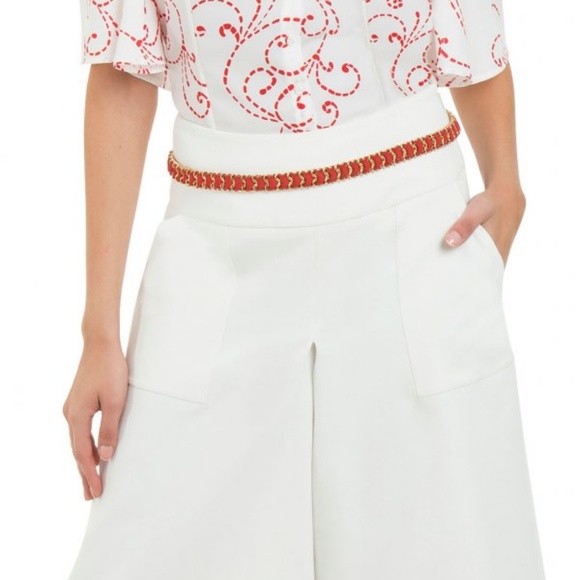 Anne Fontaine Accessories - New Anne Fontaine Fallon Light Gold Chain Belt